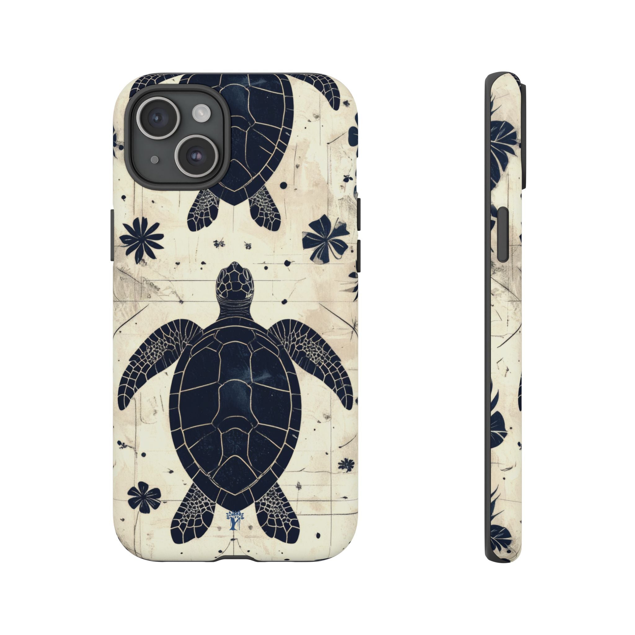 Tapa Keʻa Honu Tough Case for iPhone iPhone 15 Plus Matte The Local Banyan