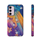Mauna Sunrise Tough Samsung Galaxy Case Side View - Dual Layer Drop Protection Hawaiian Phone Case - The Local Banyan