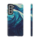 Eternal Mana Tough Samsung Galaxy Case Samsung Galaxy S21 Matte - Hawaiian Ocean Wave Polynesian Tribal Design - The Local Banyan