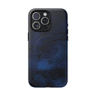 Midnight Essence MagSafe iPhone Case iPhone 15 Pro Max Matte - Hawaiian Midnight Navy Polynesian Tribal Design - The Local Banyan