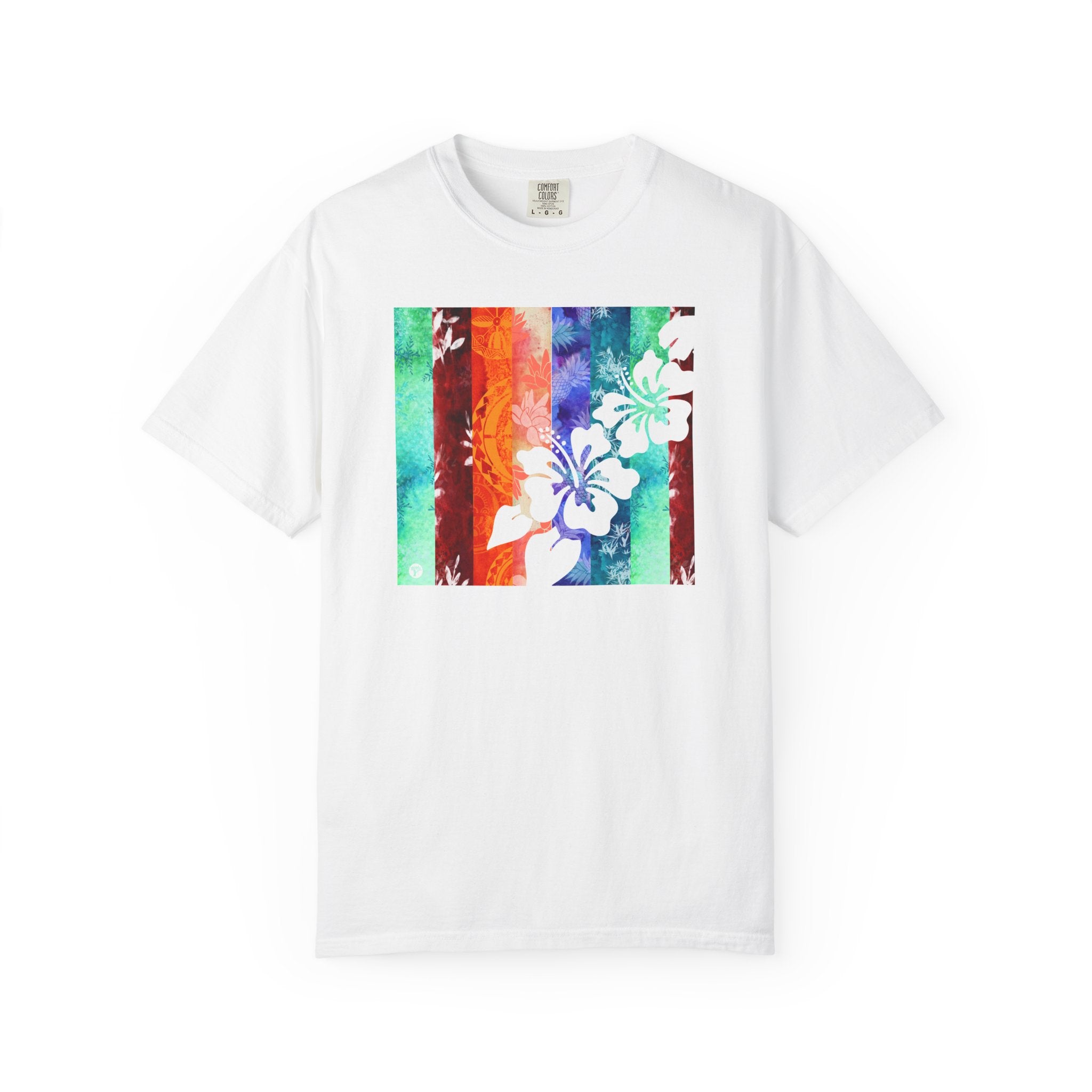 Tropical Vibes Soft Style Tee White S The Local Banyan