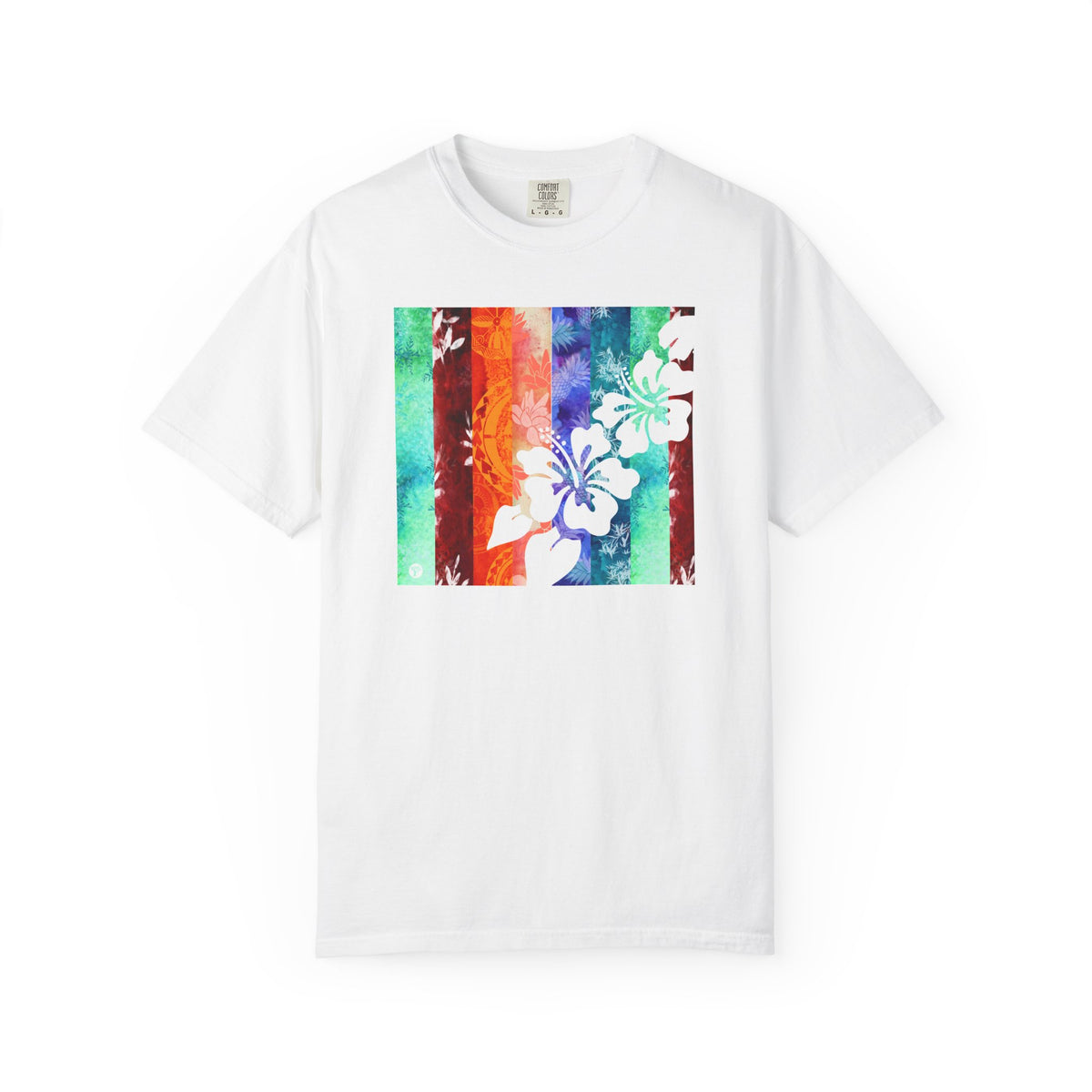 Tropical Vibes Soft Style Tee White S The Local Banyan