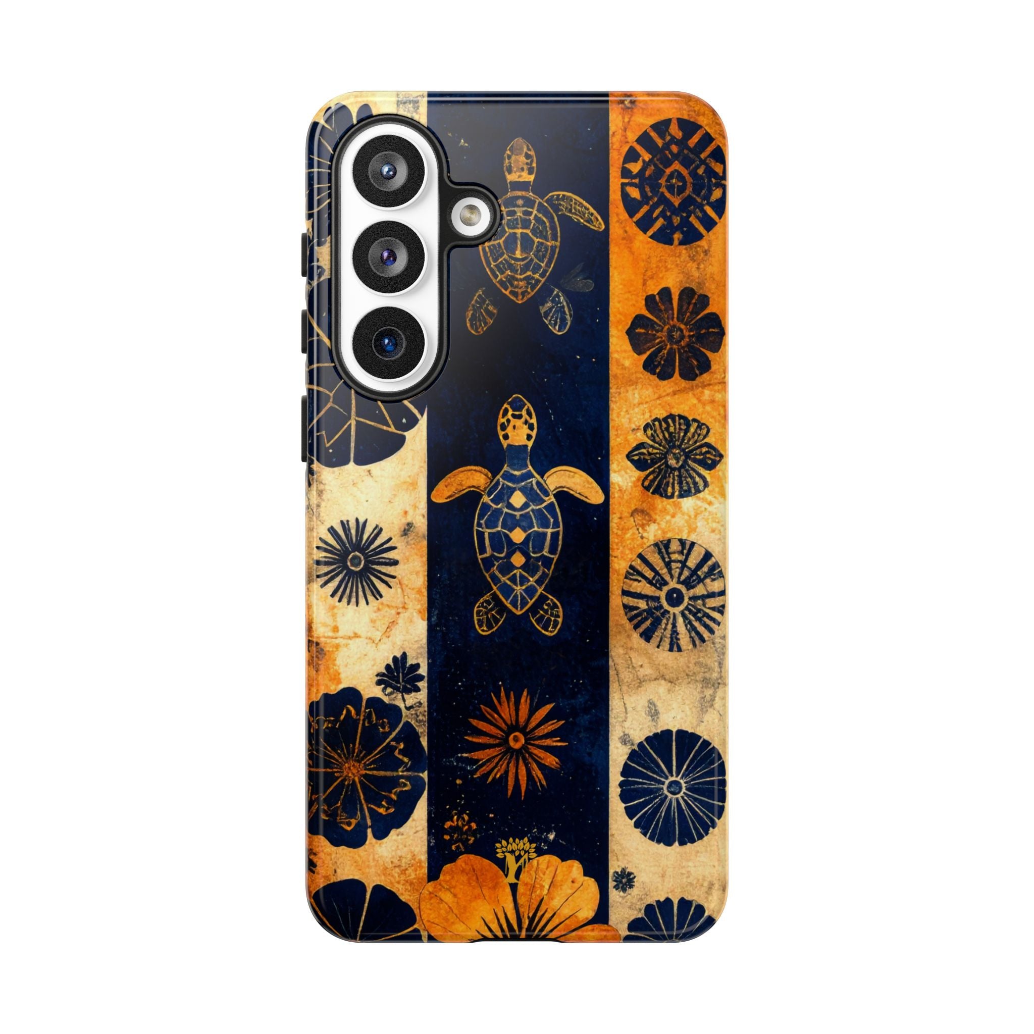 Tapa Pua Lehua Honu Tough Case for Samsung Galaxy Samsung Galaxy S26 Plus Glossy The Local Banyan