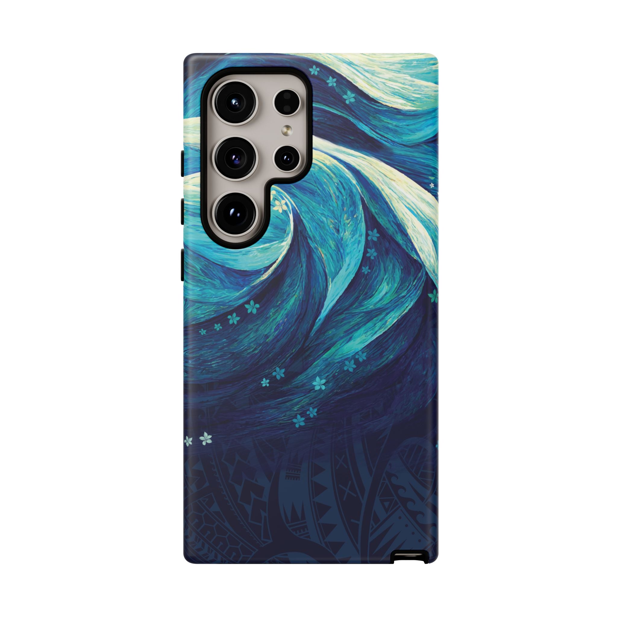 Eternal Mana Tough Samsung Galaxy Case Side View - Dual Layer Drop Protection Hawaiian Phone Case - The Local Banyan