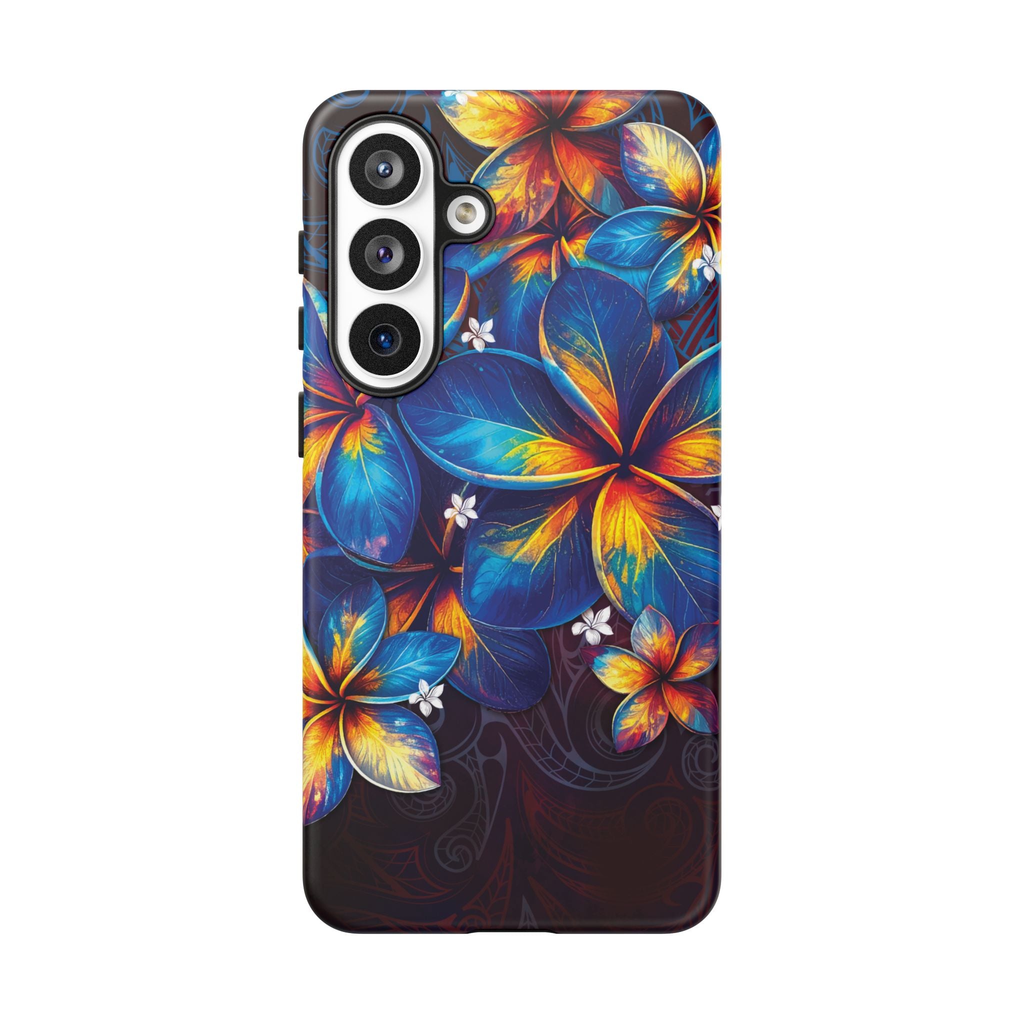 Nohea Twilight Tough Samsung Galaxy Case Side View - Dual Layer Drop Protection Hawaiian Phone Case - The Local Banyan