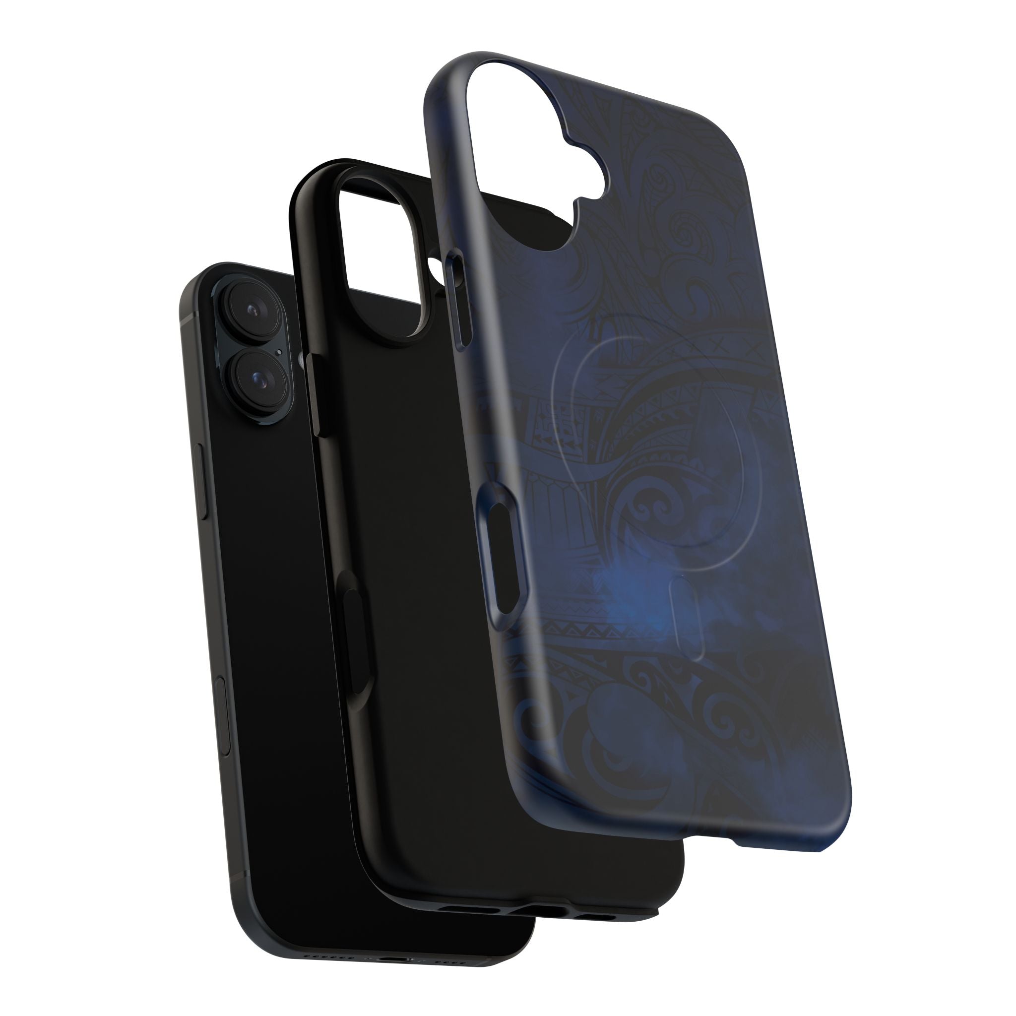 Midnight Essence MagSafe iPhone Case Side View - Dual Layer Drop Protection Hawaiian Phone Case - The Local Banyan