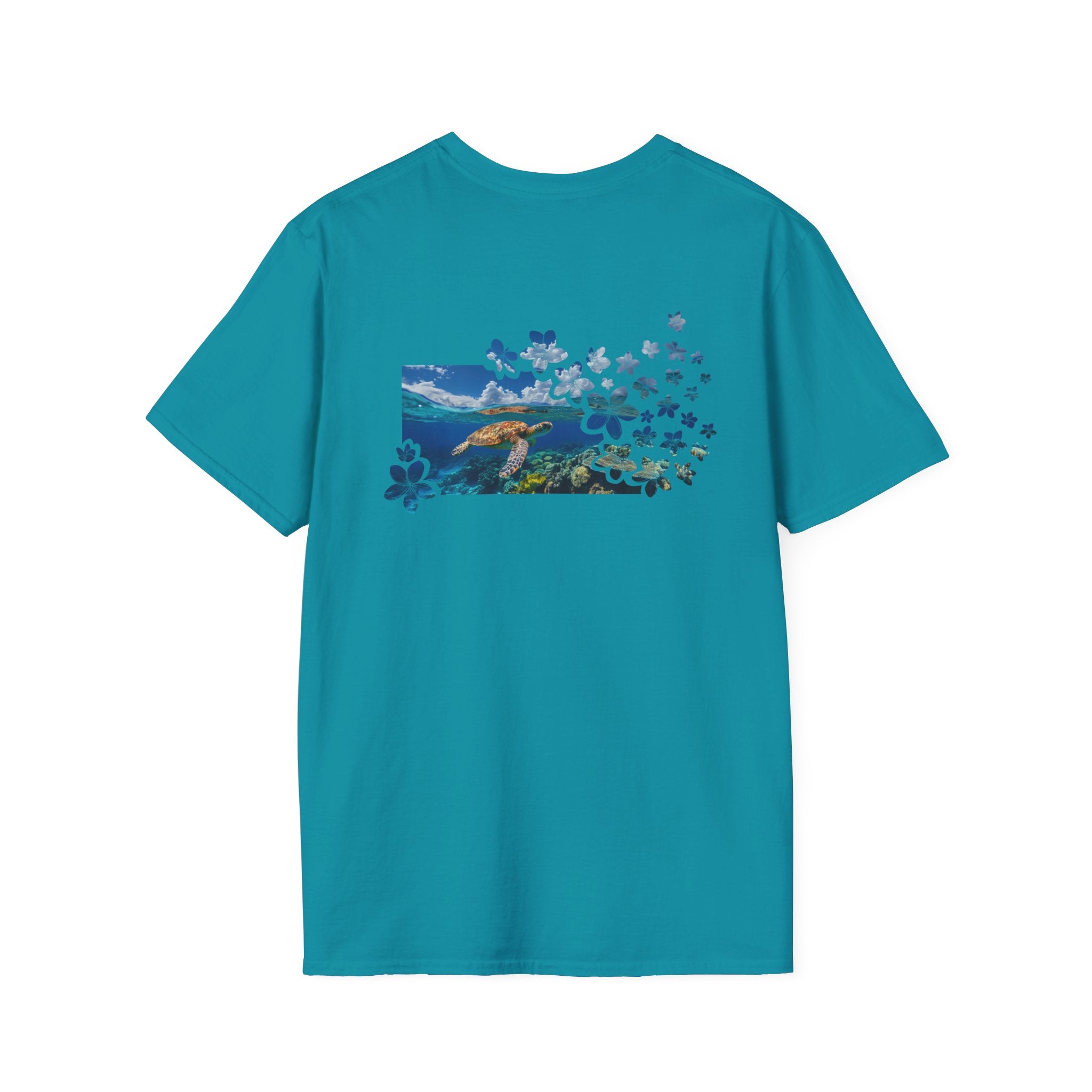 Turtle's Tranquility Paradise Soft Style Tee T-Shirt