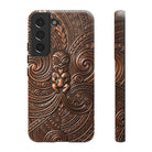 Paa Guardian Tough Samsung Galaxy Case Samsung Galaxy S22 Matte - Hawaiian Copper Carved Tiki Polynesian Design - The Local Banyan
