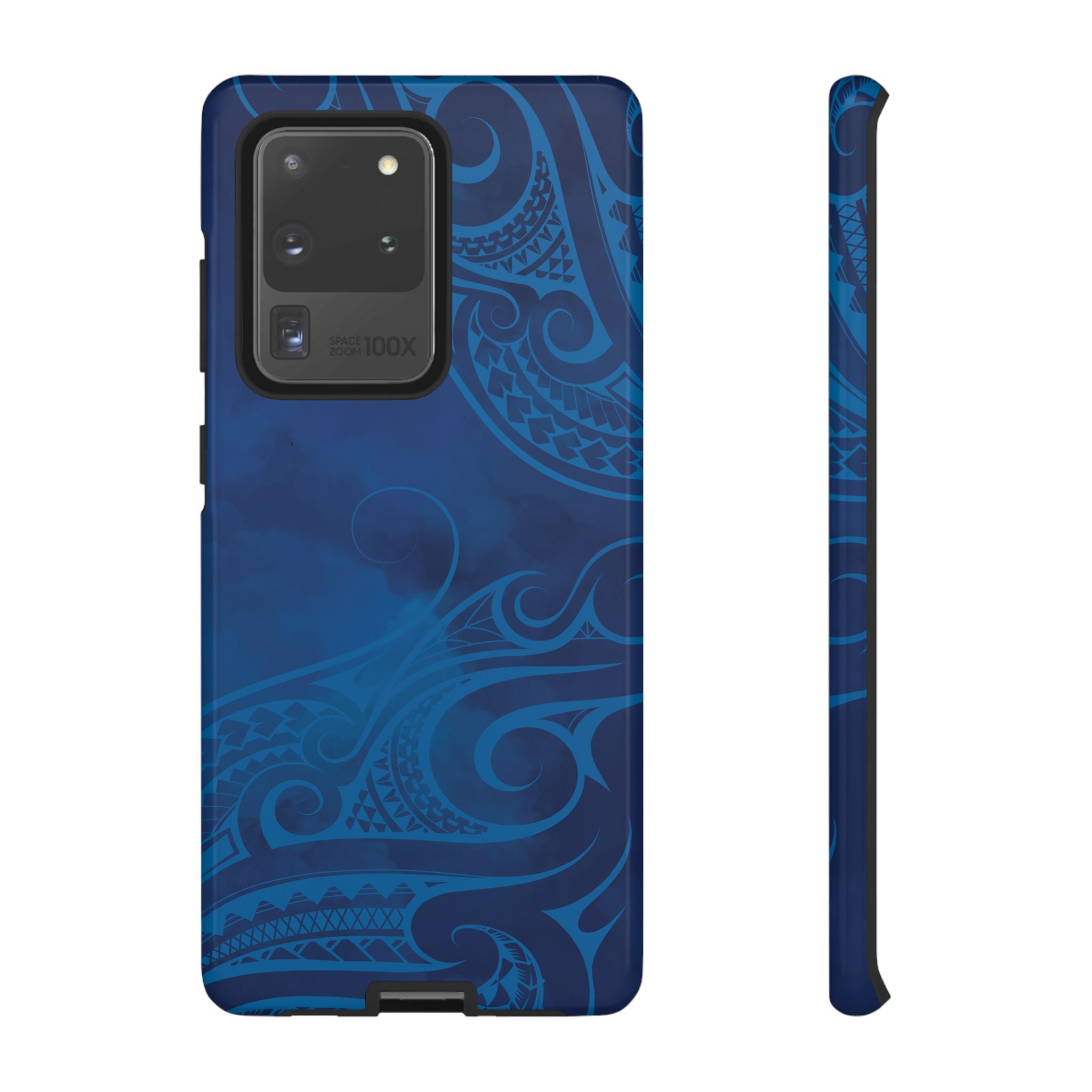 Kai Legacy Tough Samsung Galaxy Case Samsung Galaxy S20 Ultra Glossy - Hawaiian Ocean Blue Polynesian Tribal Design - The Local Banyan