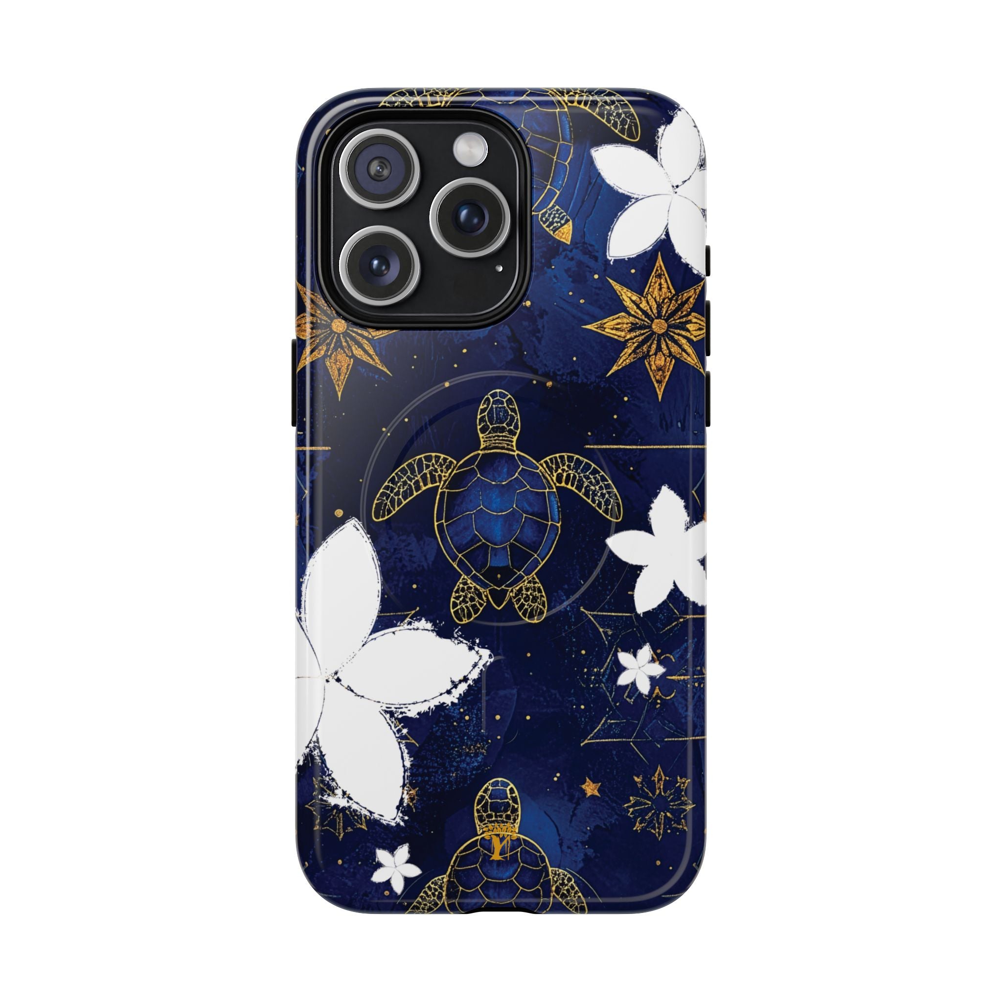 Tapa Hoku Honu Magnetic Case for iPhone iPhone 15 Pro Max Glossy The Local Banyan