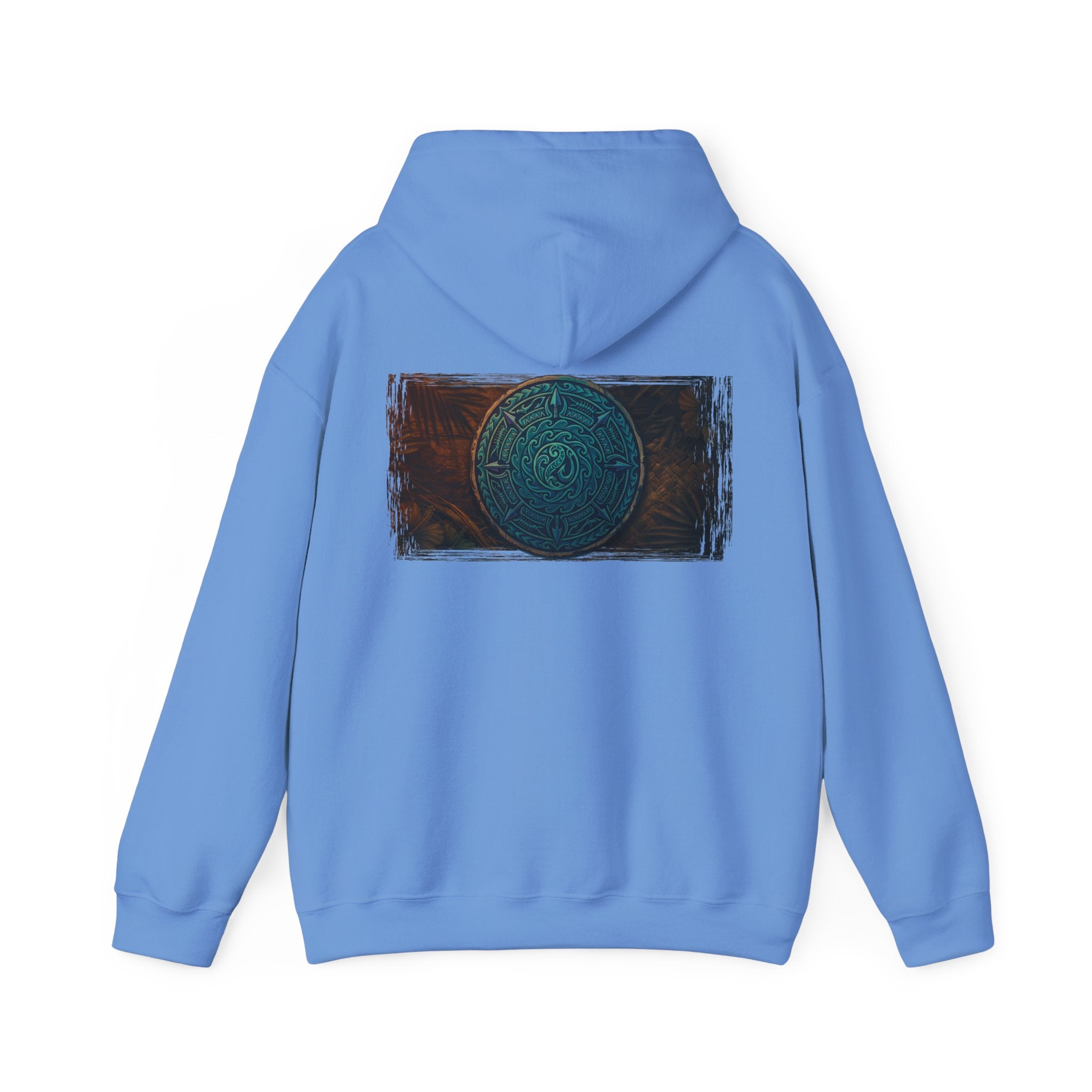 Makau Mana Heavy Blended Hooded Sweatshirt Carolina Blue S The Local Banyan