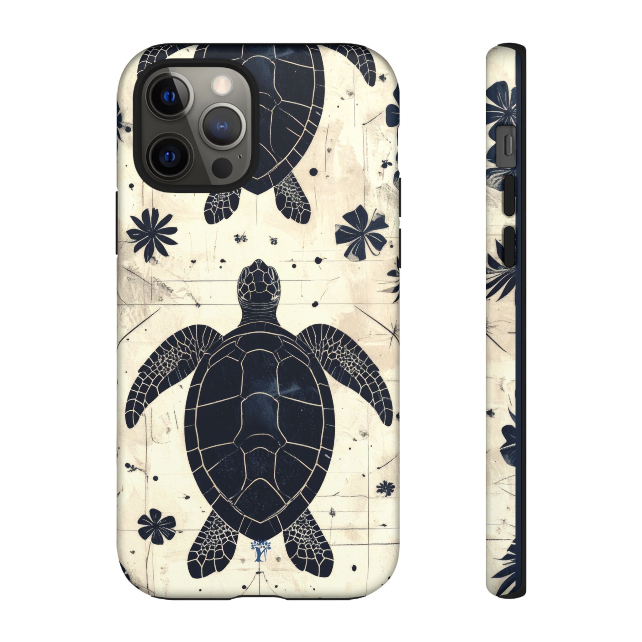 Tapa Keʻa Honu Tough Case for iPhone iPhone 12 Pro Matte The Local Banyan