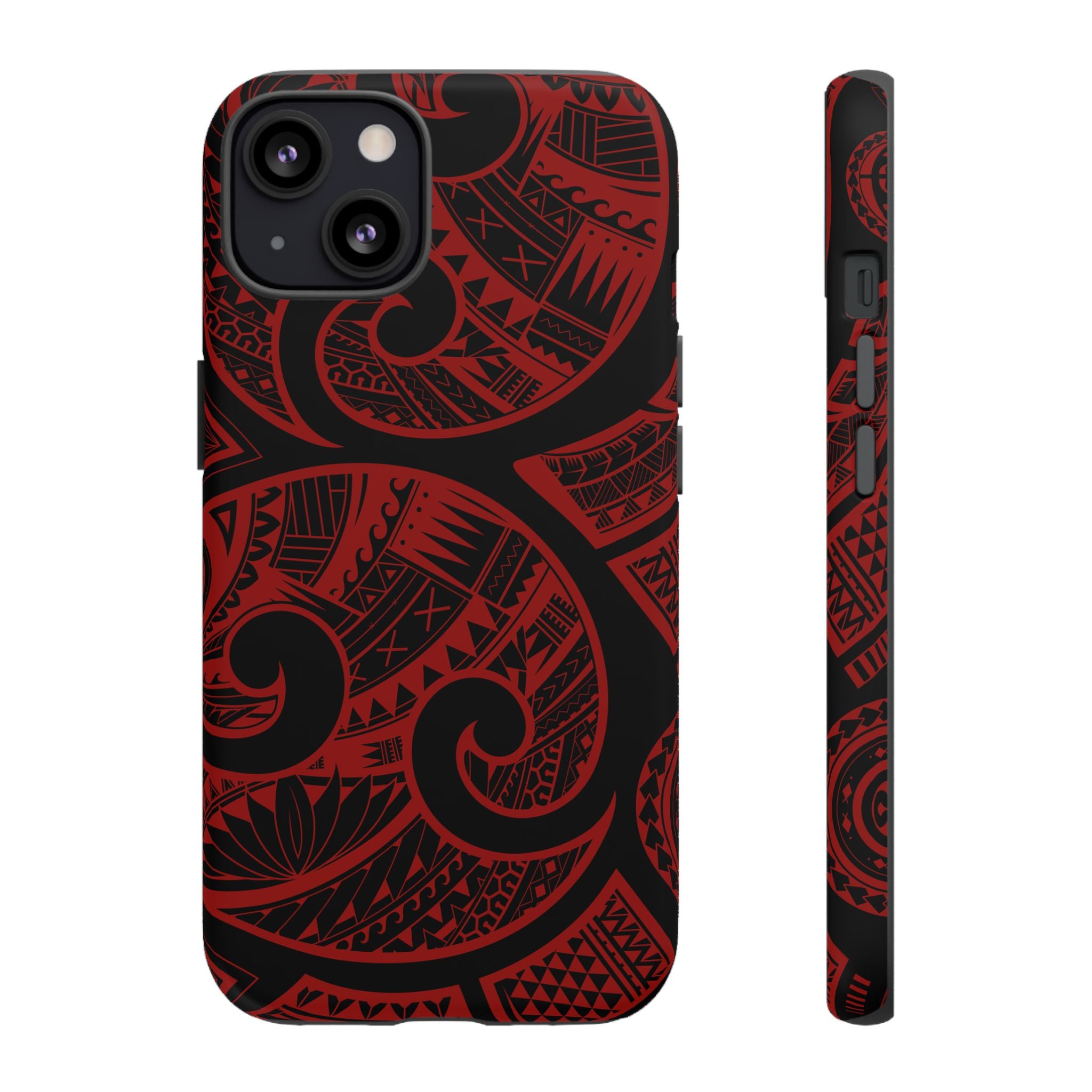 Island Tribal Red Tough Case for iPhone Phone Case Printify iPhone 13 Matte
