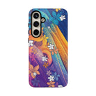 Mauna Sunrise Tough Samsung Galaxy Case Side View - Dual Layer Drop Protection Hawaiian Phone Case - The Local Banyan