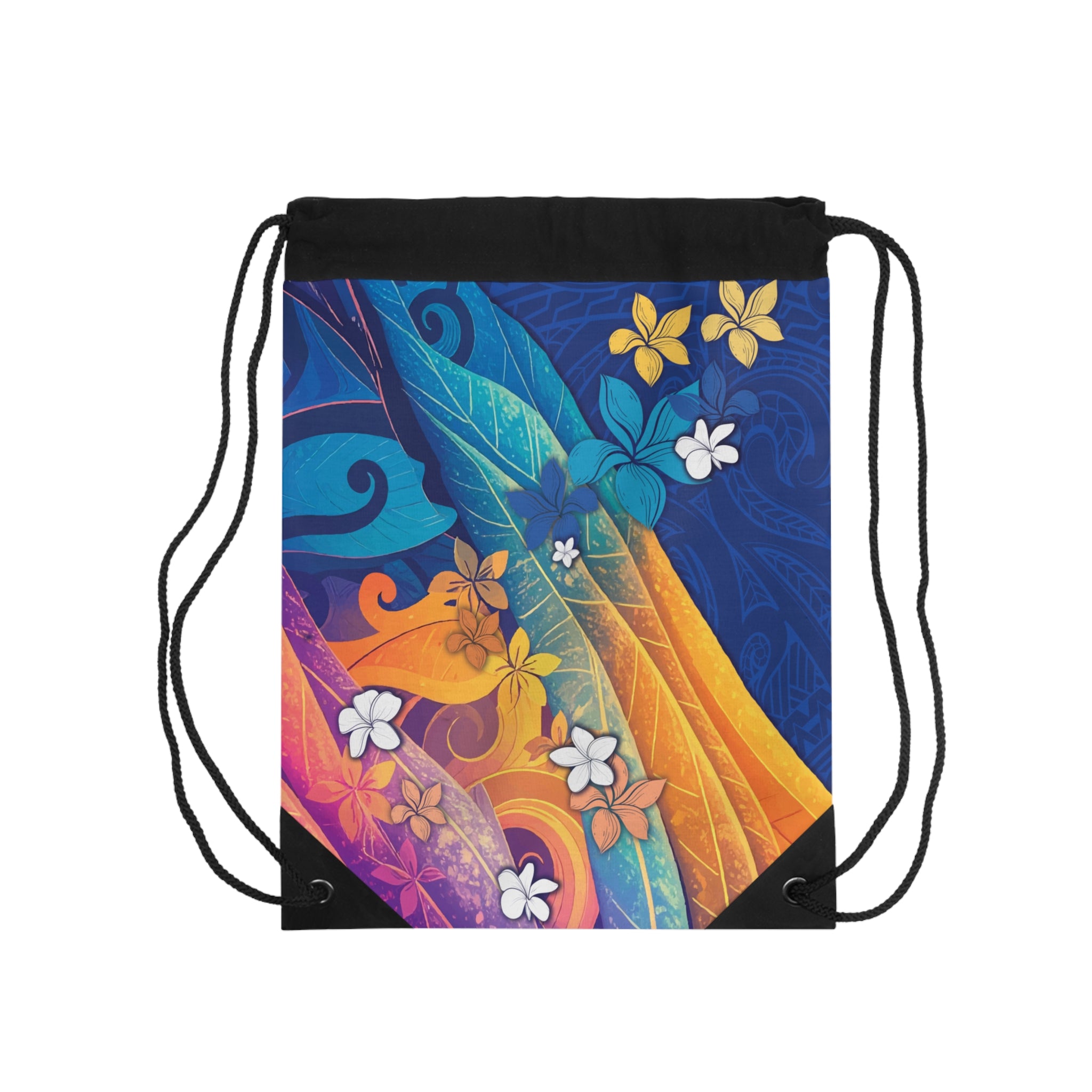 Mauna Sunrise Drawstring Cinch Bag Backpack The Local Banyan One size