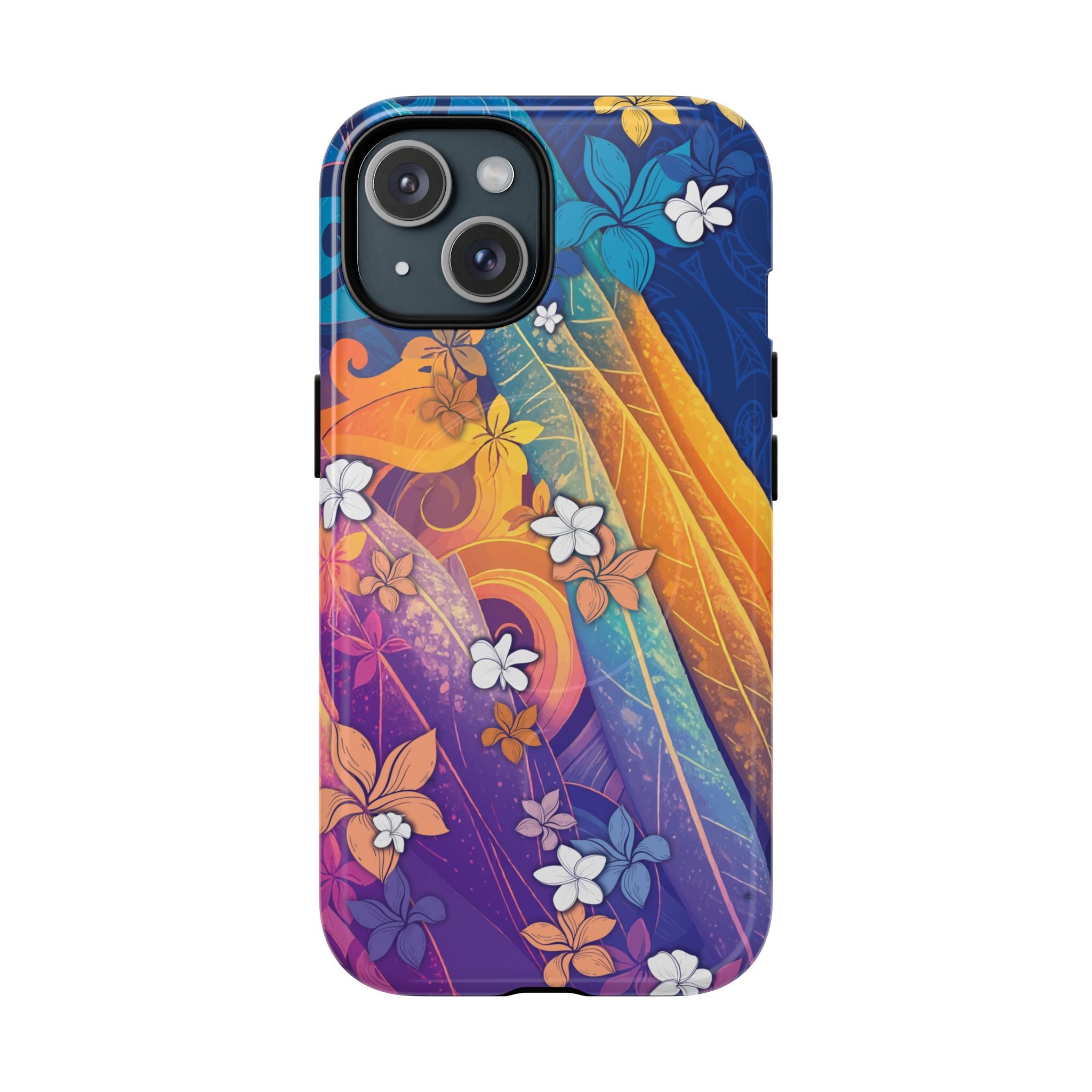 Mauna Sunrise MagSafe Compatible Tough Case for iPhone iPhone 15 Glossy The Local Banyan