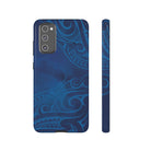 Kai Legacy Tough Samsung Galaxy Case Samsung Galaxy S20 FE Glossy - Hawaiian Ocean Blue Polynesian Tribal Design - The Local Banyan