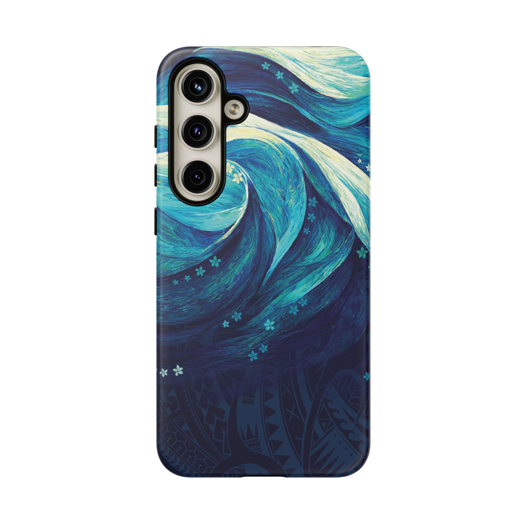 Eternal Mana Tough Samsung Galaxy Case Side View - Dual Layer Drop Protection Hawaiian Phone Case - The Local Banyan