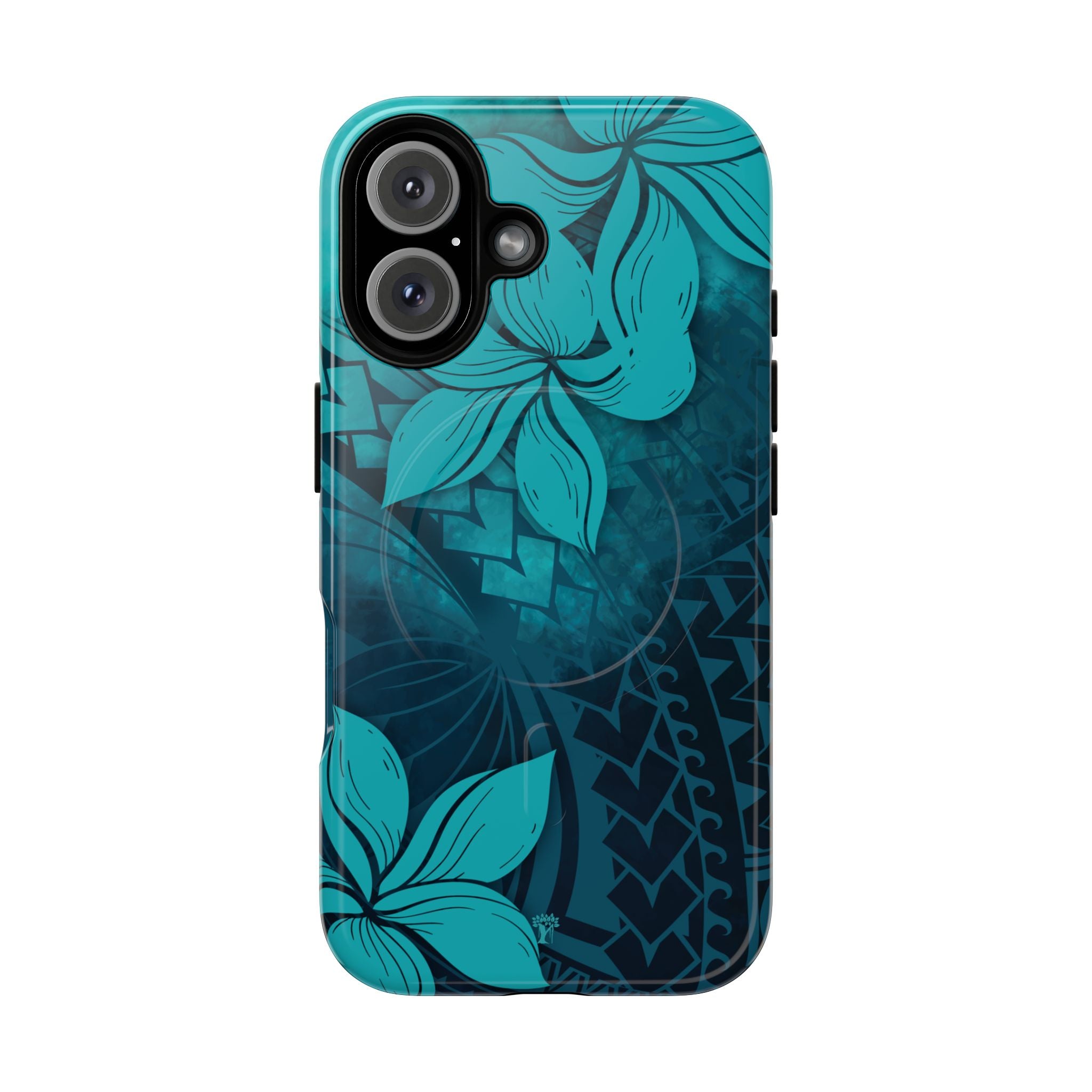 Moana Bloom Magnetic Case for iPhone iPhone 16 Glossy The Local Banyan