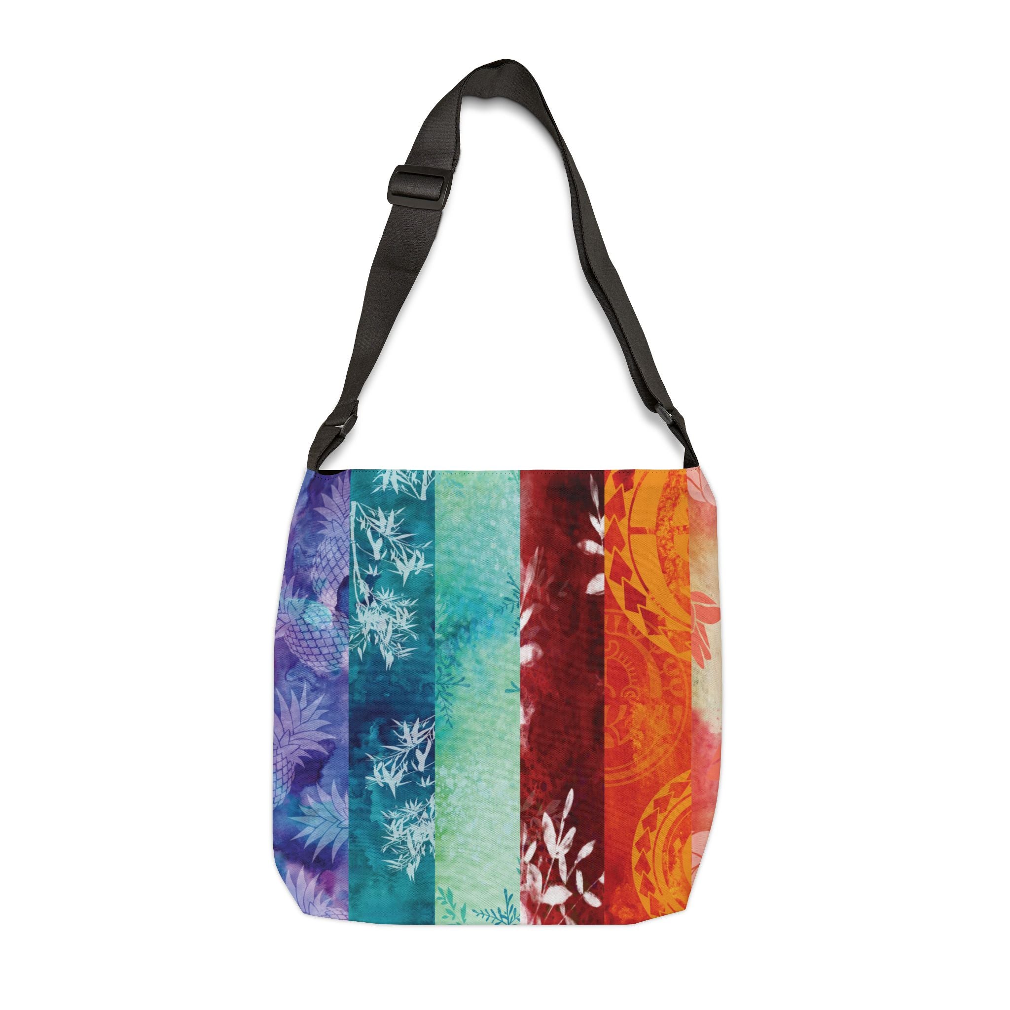 Island Vibes Tote Bag with Adjustable Strap Totes 18" × 18''