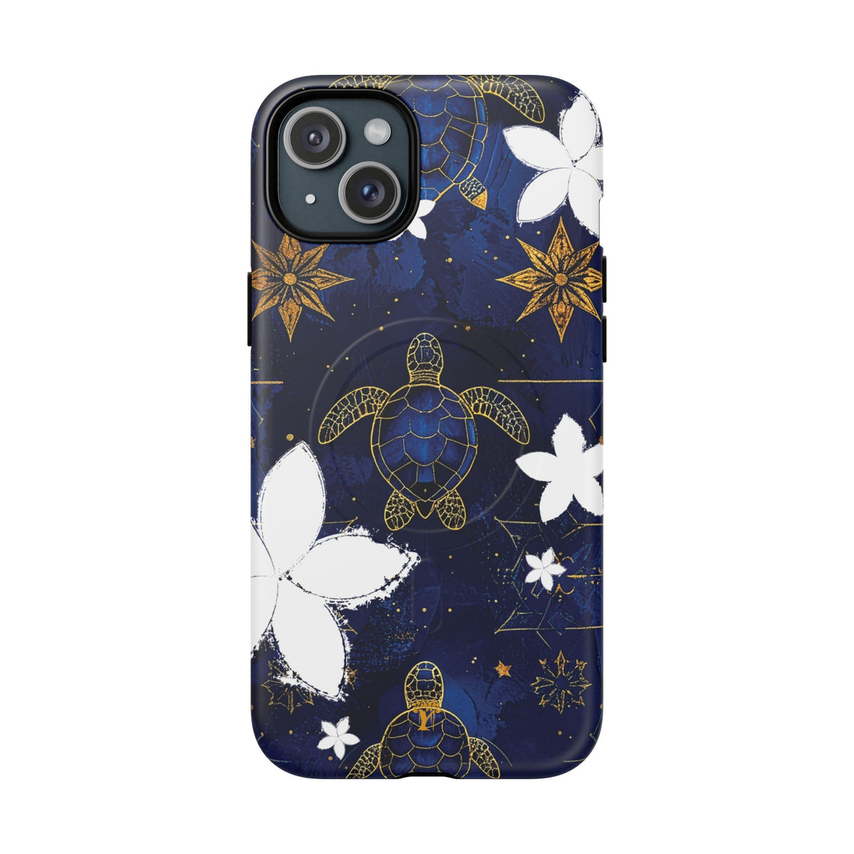 Tapa Hoku Honu Magnetic Case for iPhone iPhone 15 Plus Matte The Local Banyan