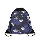 Vintage Blue Plumeria Drawstring Cinch Bag Backpack The Local Banyan