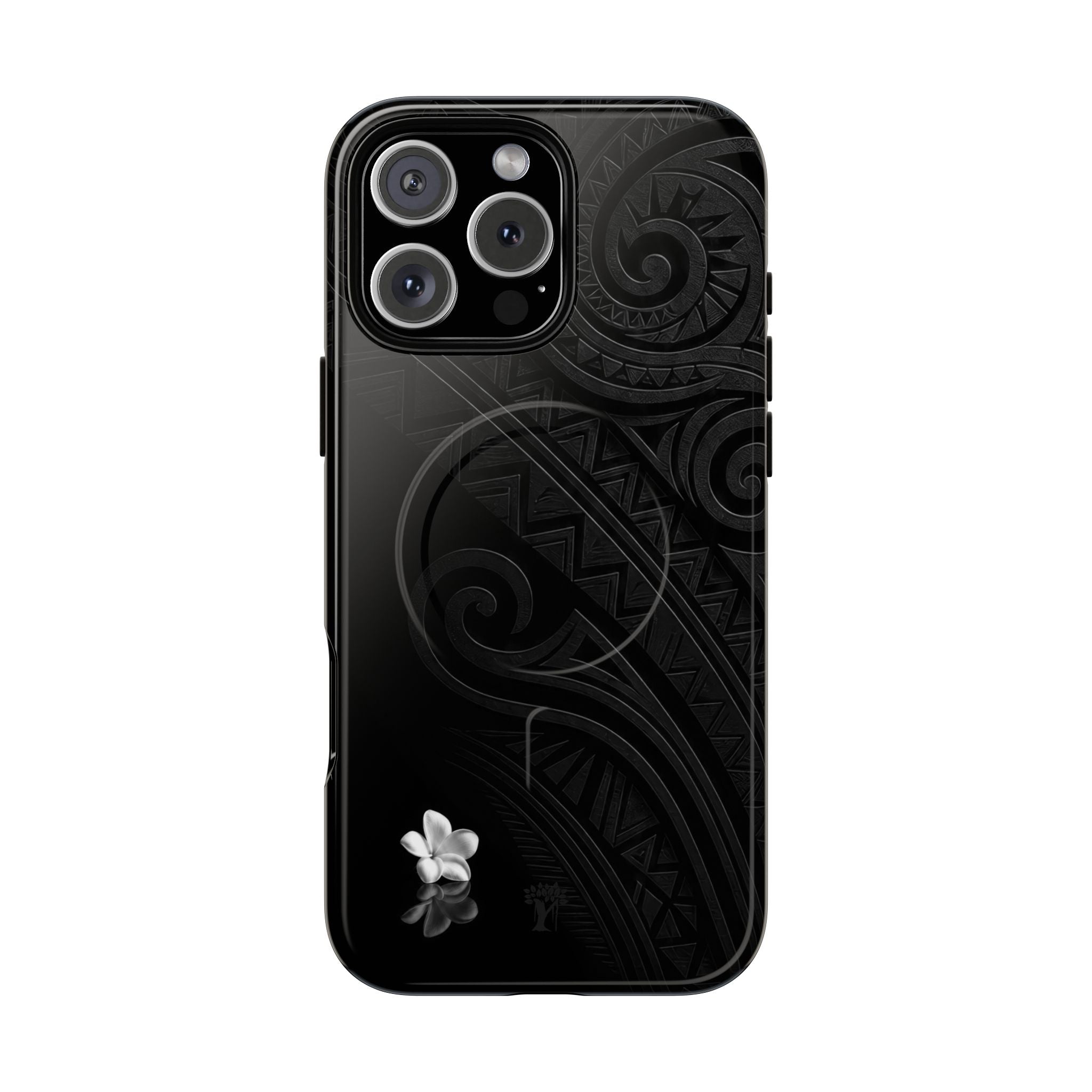 Plumeria Aka Magnetic Case for iPhone iPhone 16 Pro Max Glossy The Local Banyan