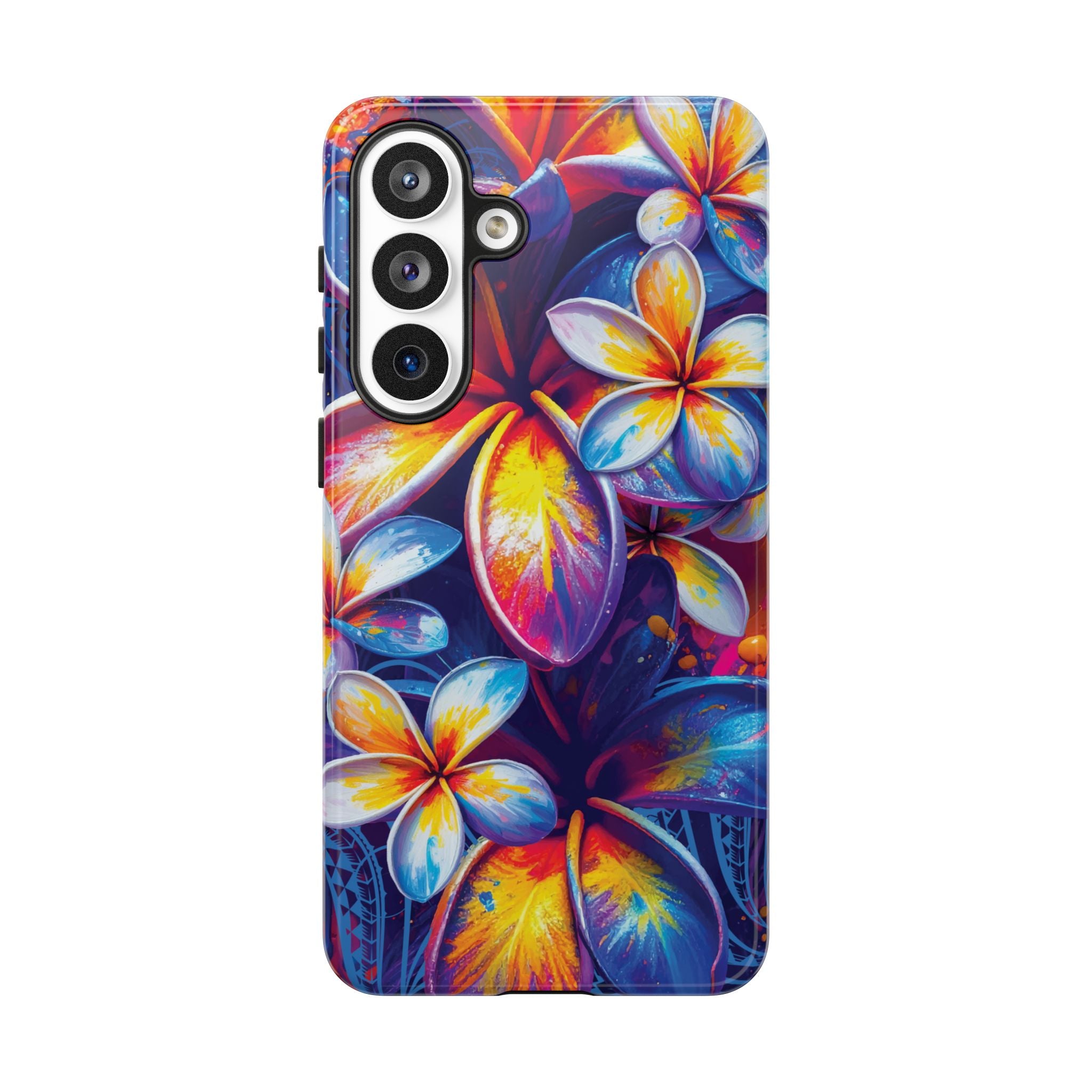 Sunset Ink Tough Samsung Galaxy Case Side View - Dual Layer Drop Protection Hawaiian Phone Case - The Local Banyan