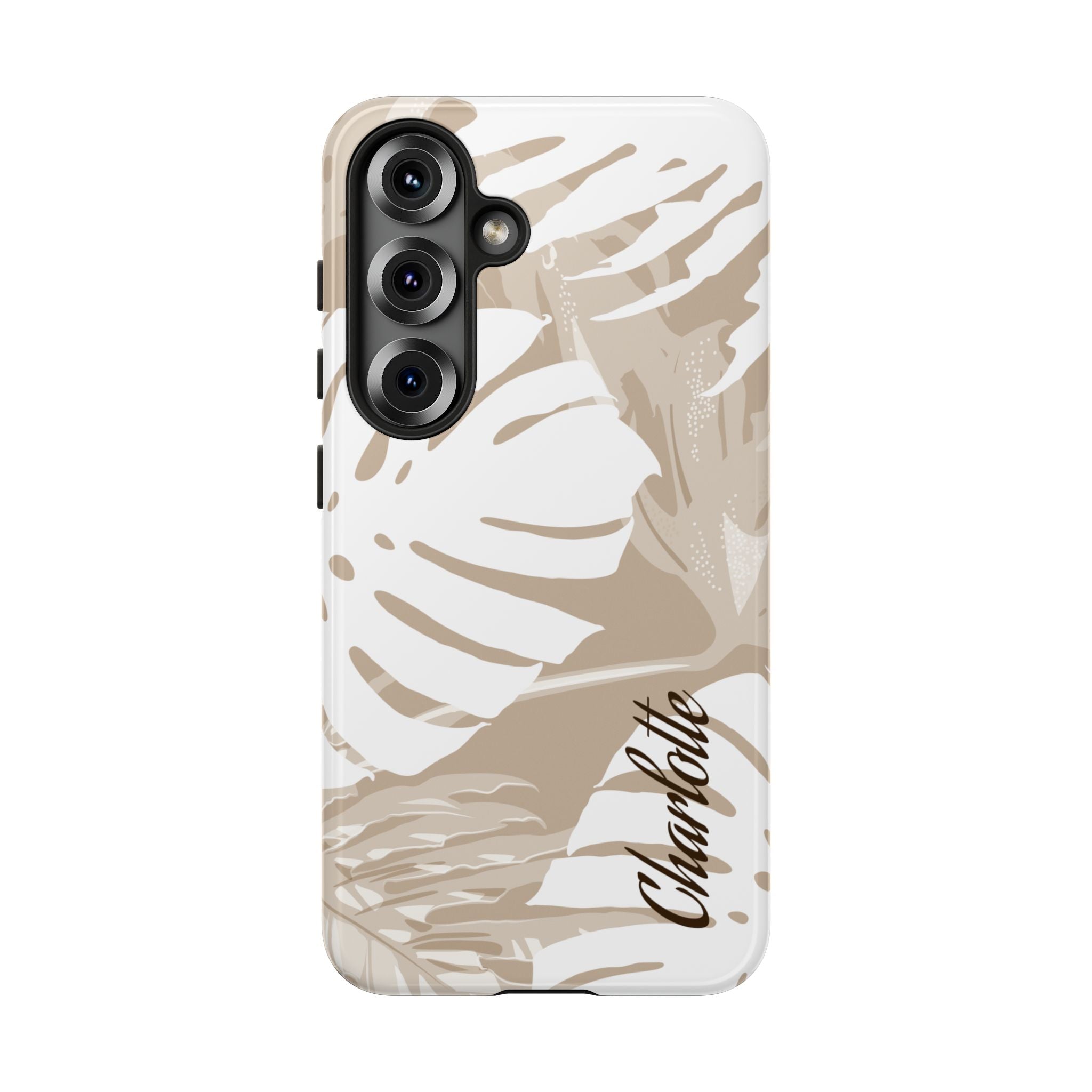 Exotic Monstera Personalized Tough Case for Samsung Galaxy Phone Case The Local Banyan