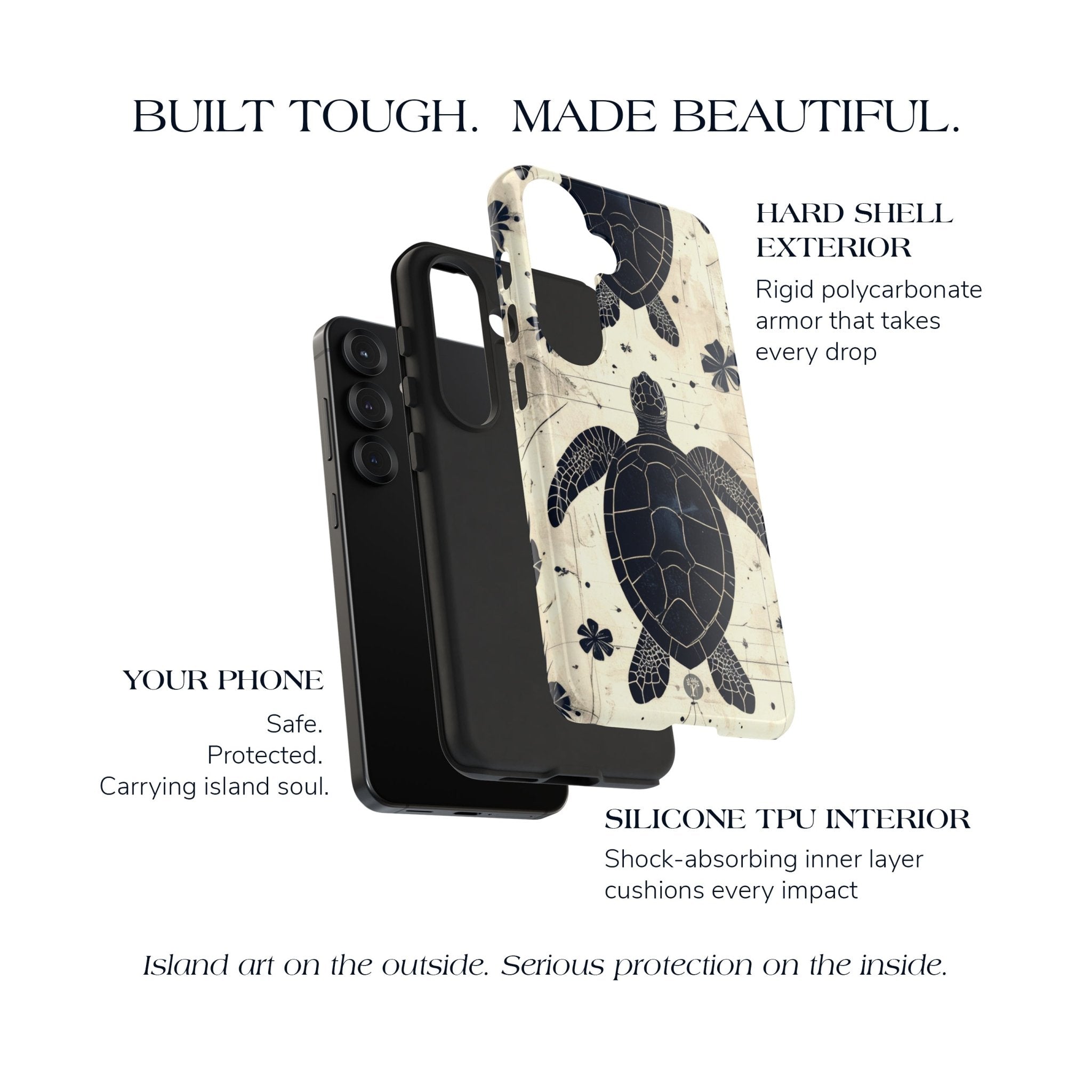 Tapa Keʻa Honu Tough Case for Samsung Galaxy Samsung Galaxy S20 FE Glossy The Local Banyan