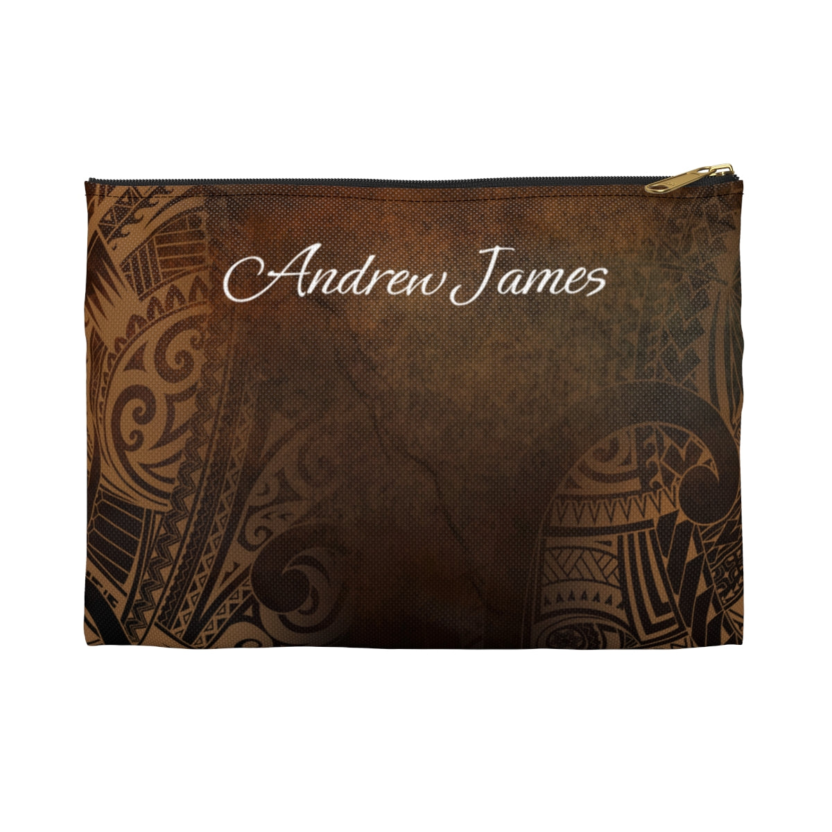 Aloha Aina Personalized Travel Pouch Pouches The Local Banyan Black zipper Small