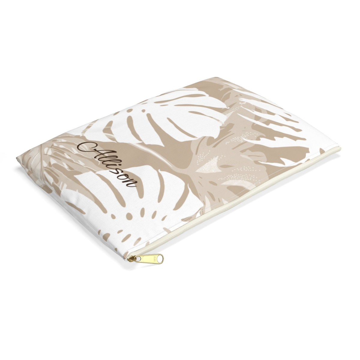 Exotic Monstera Personalized Travel Pouch Pouches The Local Banyan