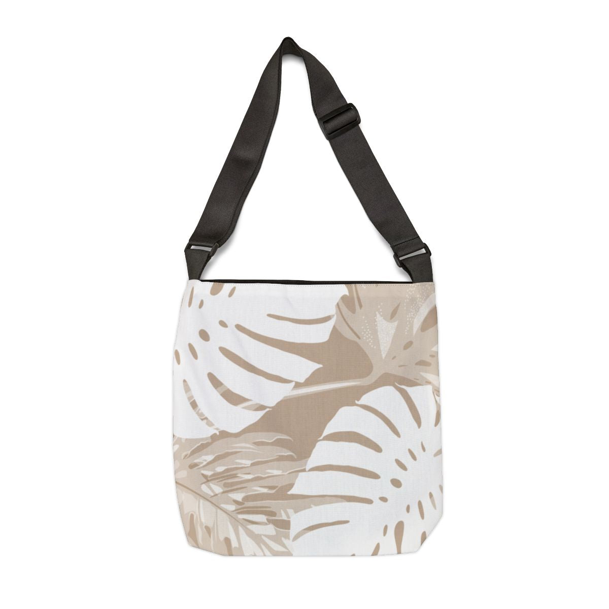 Exotic Monstera Personalized Tote Bag with Adjustable Strap Totes The Local Banyan