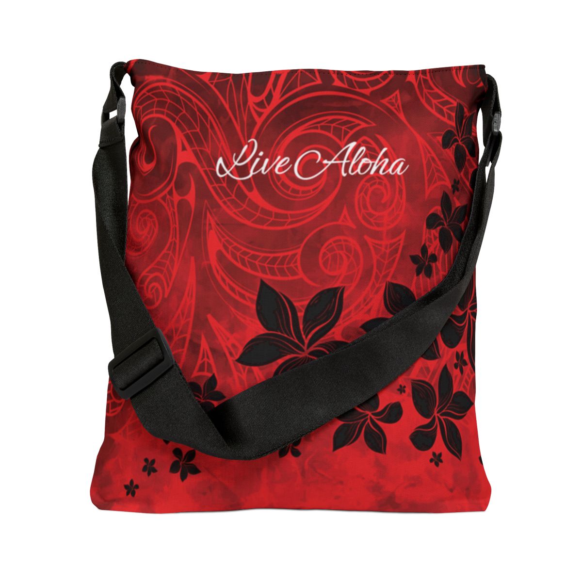 Keahi Pua Personalized Tote Bag with Adjustable Strap Totes The Local Banyan