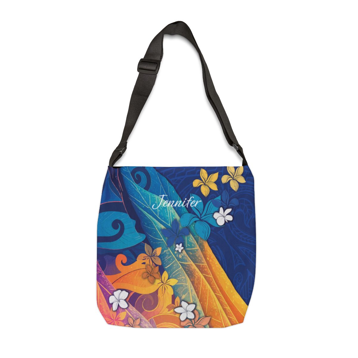 Mauna Sunrise Personalized Tote Bag with Adjustable Strap Totes The Local Banyan 16" × 16''