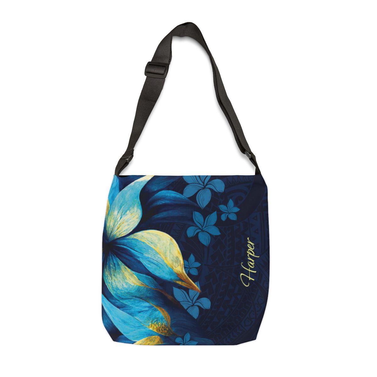 Po Mahina Personalized Tote Bag with Adjustable Strap Totes The Local Banyan 16" × 16''
