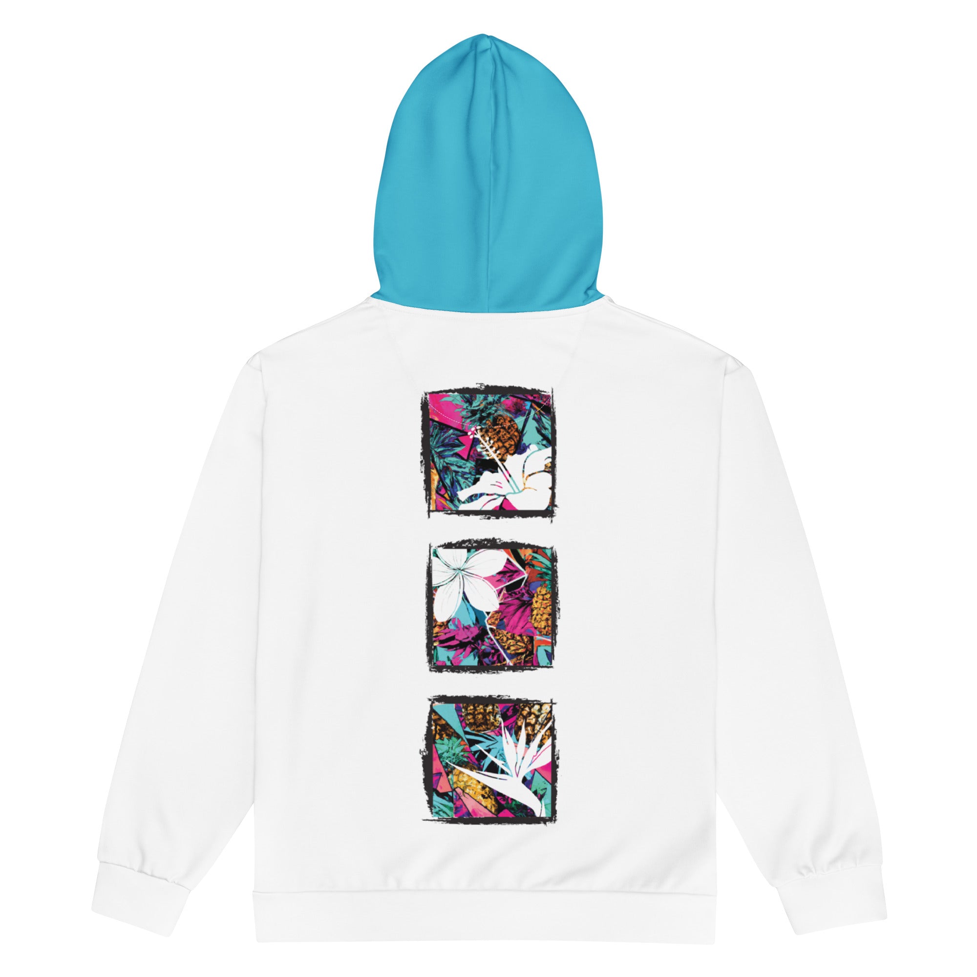 Pineapple Blossom Triad Zip Up Hoodie Zip Up Hoodie The Local Banyan