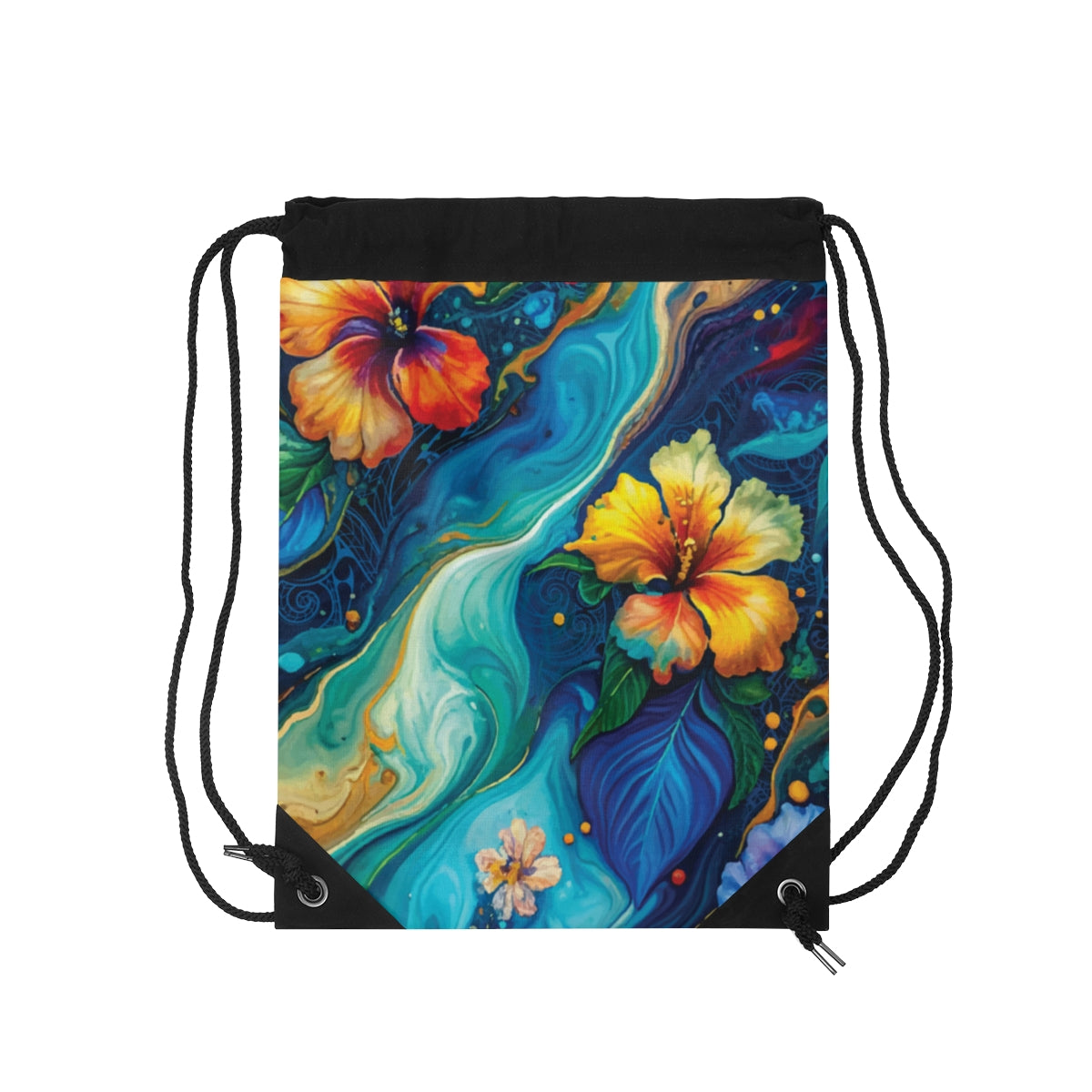 Aloalo Drift Personalized Drawstring Cinch Bag Backpack The Local Banyan