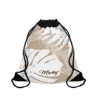 Exotic Monstera Personalized Drawstring Cinch Bag Backpack The Local Banyan