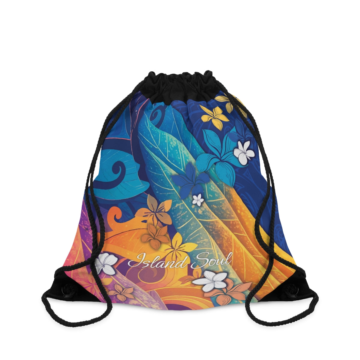 Mauna Sunrise Personalized Drawstring Cinch Bag Backpack The Local Banyan