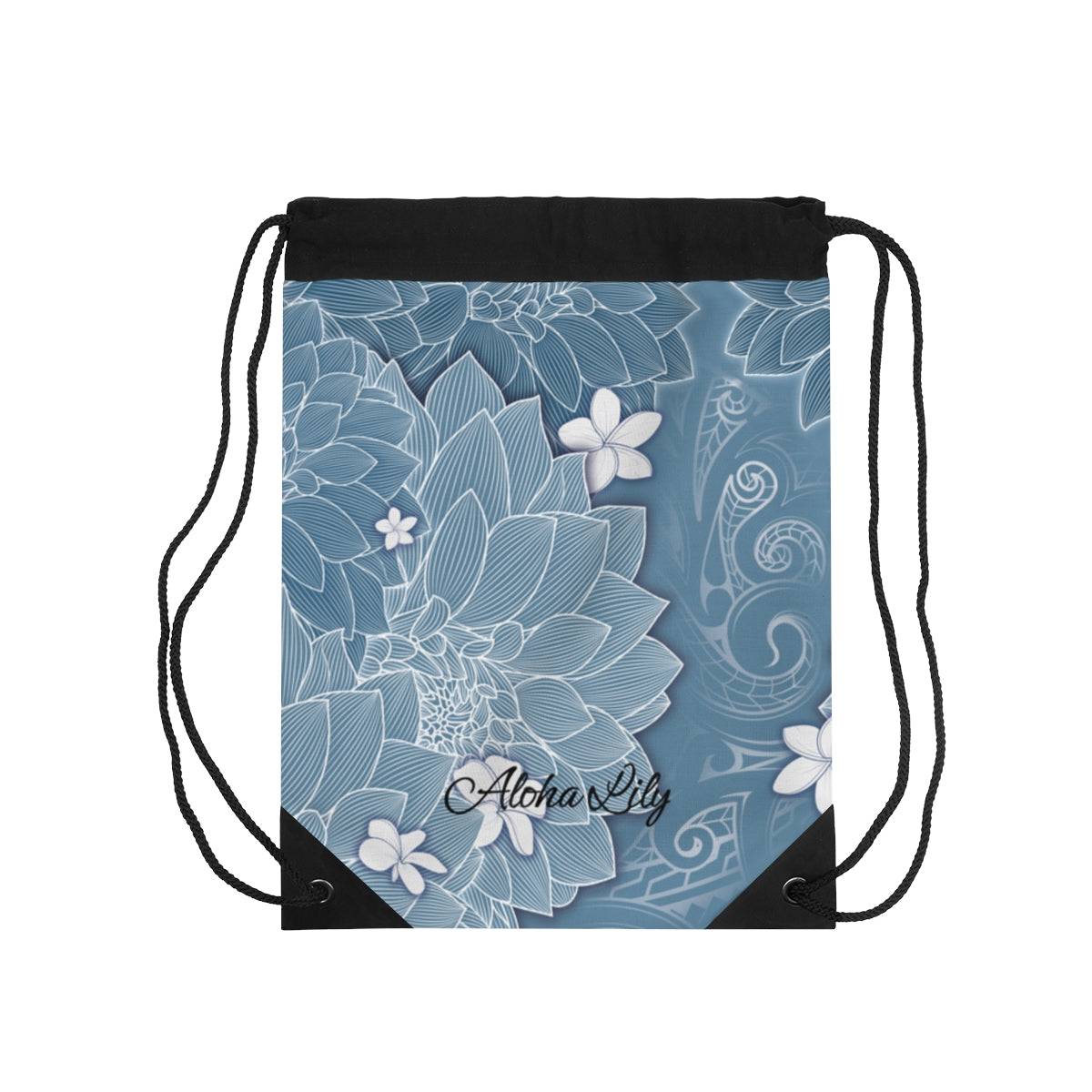 Pua Lani Personalized Drawstring Cinch Bag Backpack The Local Banyan Default Title