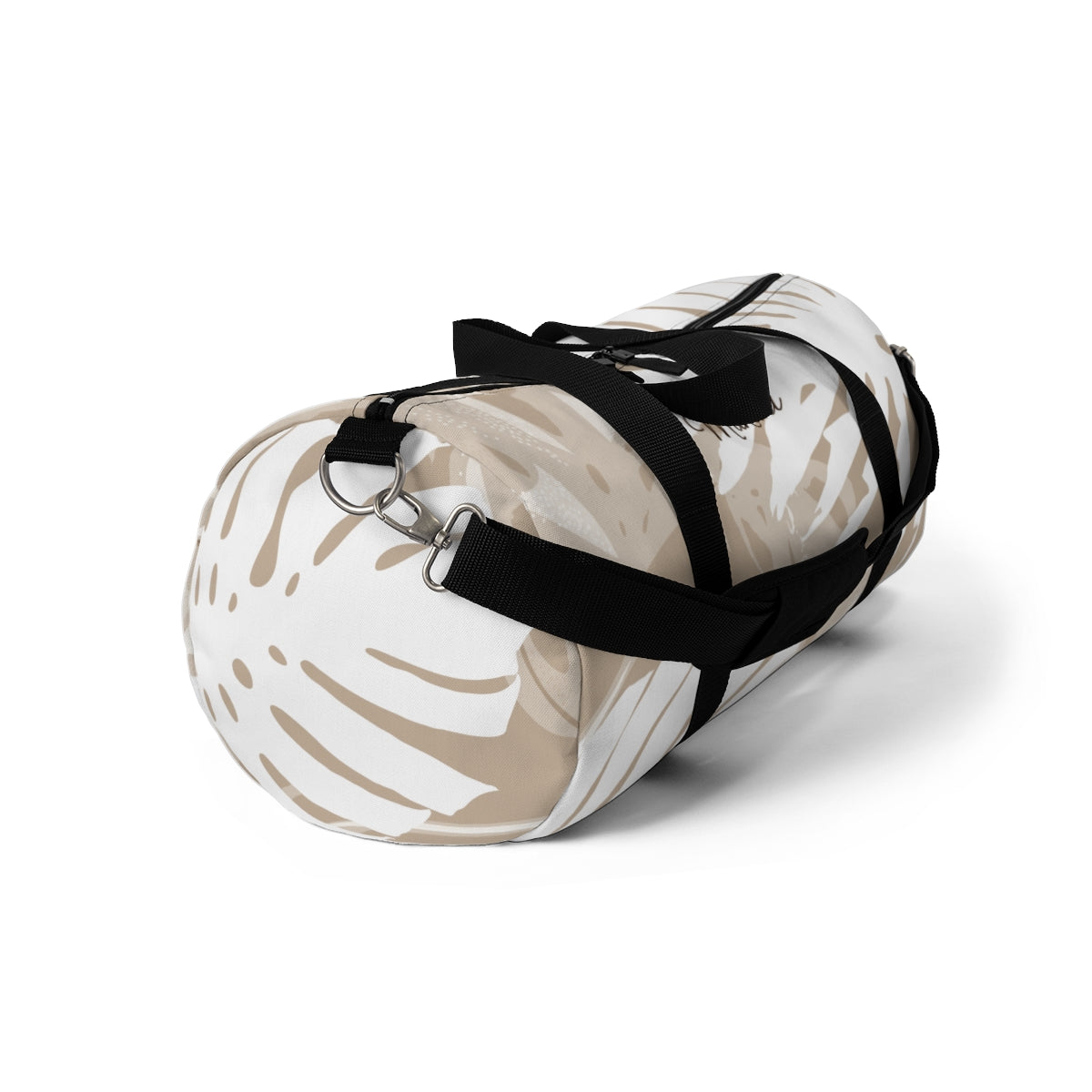 Exotic Monstera Personalized Barrel Duffel Bag Duffels The Local Banyan