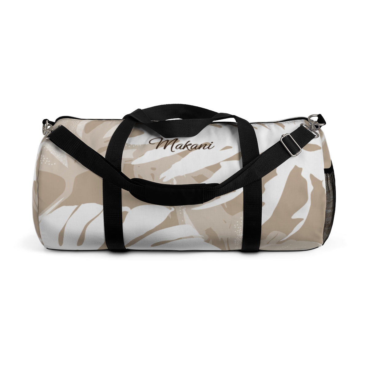 Exotic Monstera Personalized Barrel Duffel Bag Duffels The Local Banyan Large