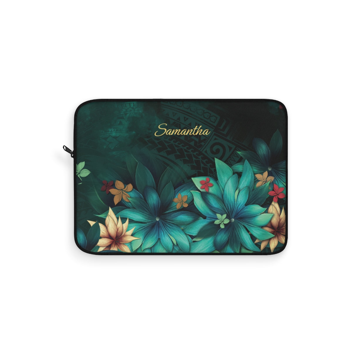 Aloha Whispers Personalized Laptop Sleeve Laptop Sleeve The Local Banyan 12"
