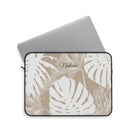 Exotic Monstera Personalized Laptop Sleeve Laptop Sleeve The Local Banyan