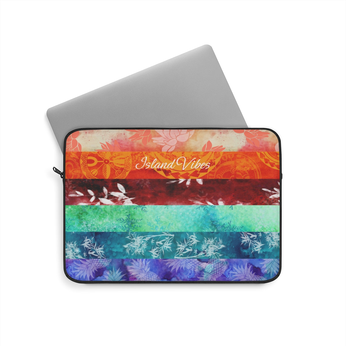 Island Vibes Personalized Laptop Sleeve Laptop Sleeve The Local Banyan