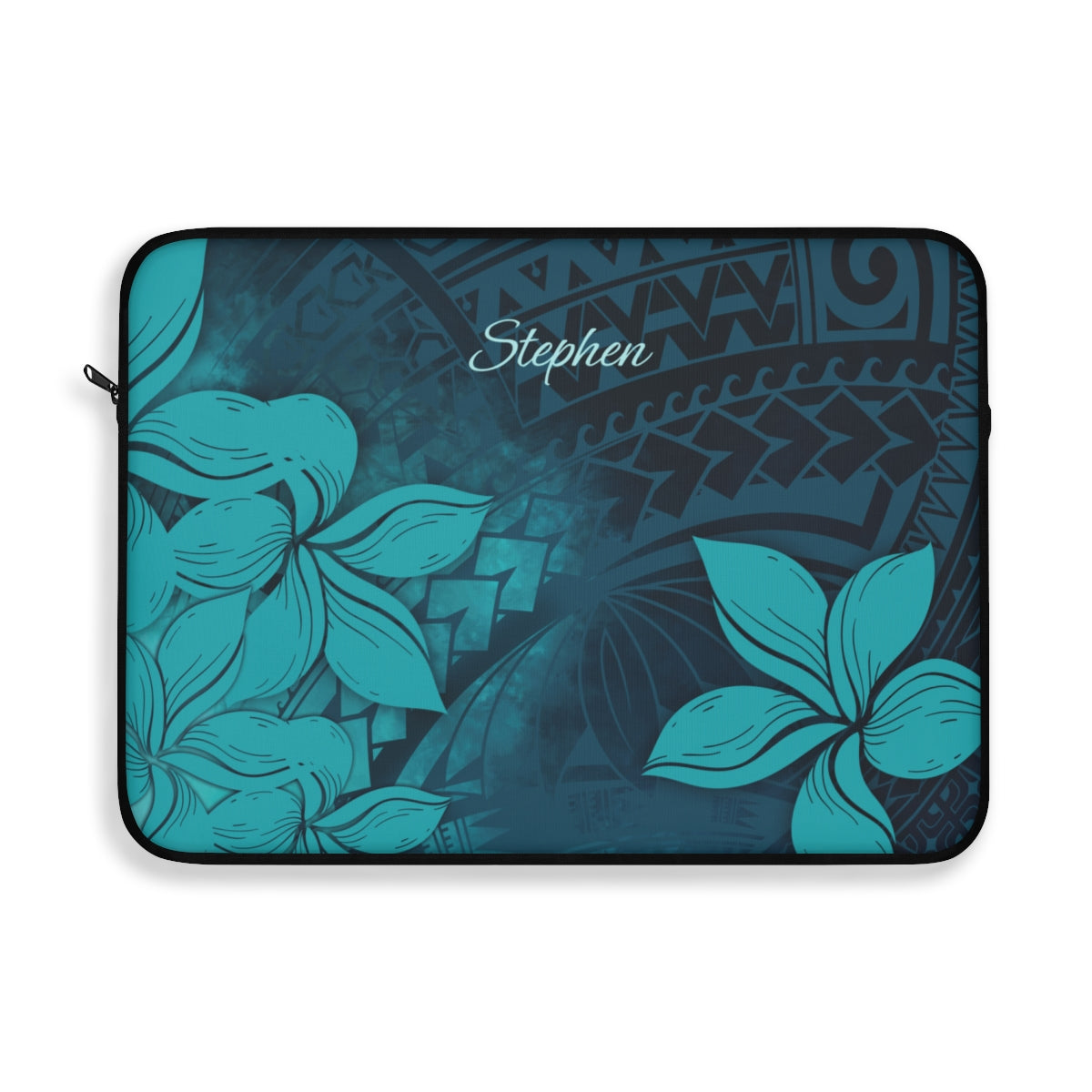 Moana Bloom Personalized Laptop Sleeve Laptop Sleeve The Local Banyan 15"