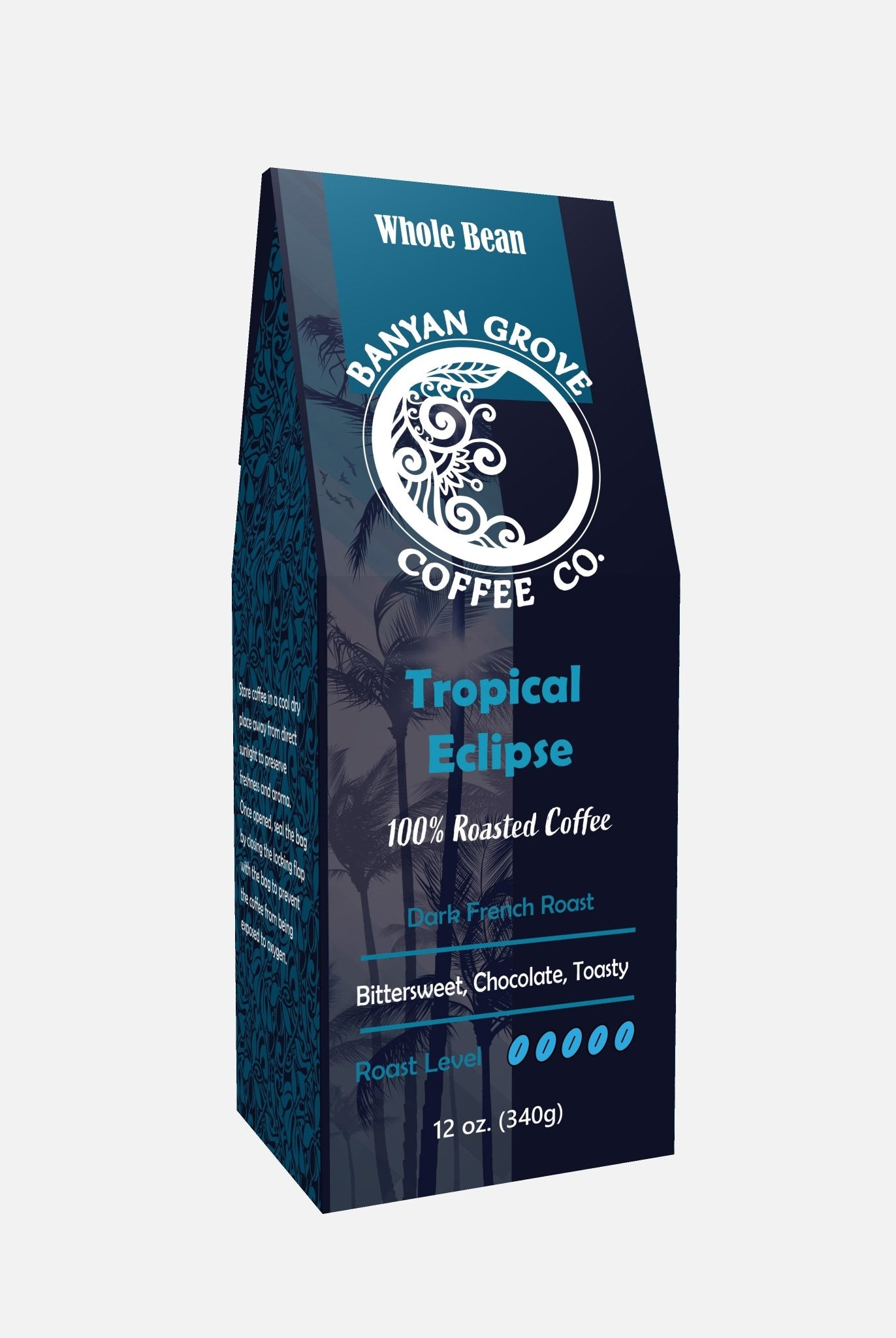 Banyan Grove Tropical Eclipse Dark French Roast Coffee - The Local Banyan