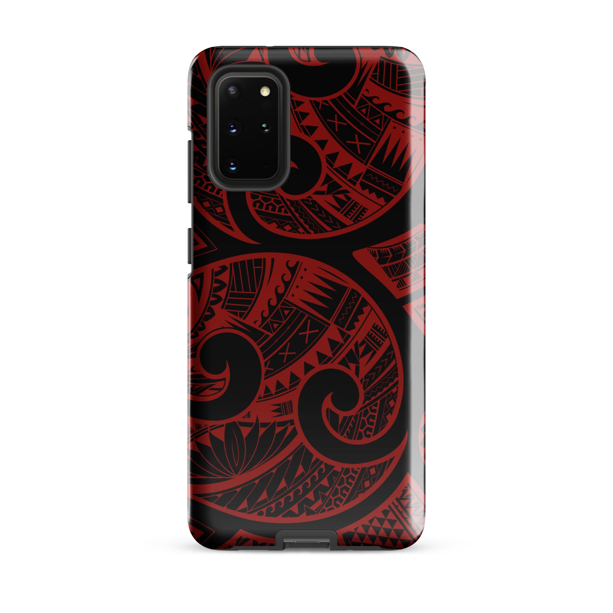 Island Tribal Red Tough Case for Samsung Galaxy Phone Case The Local Banyan