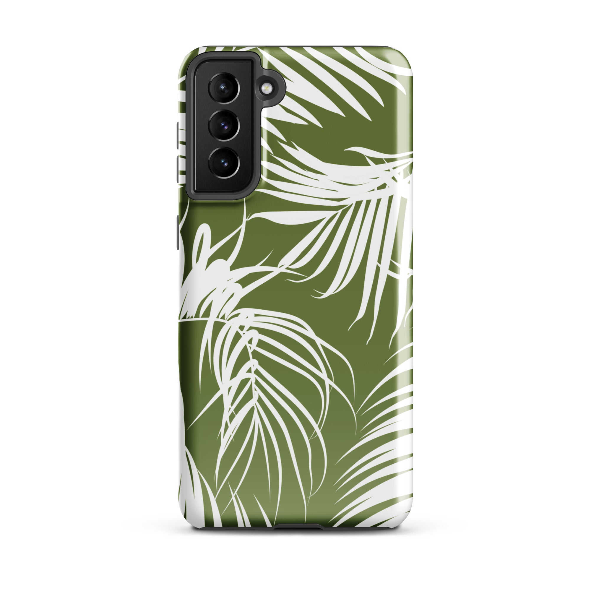 Tropical Palms Tough Phone Case for Samsung Galaxy Phone Case The Local Banyan Samsung Galaxy S21 Plus Glossy